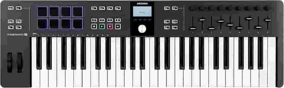 Teclado Controlador Arturia Keylab Essential 49 Mk3 Black Edition