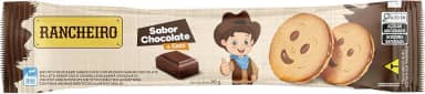 Biscoito Recheado Rancheiro Chocolate com Coco 90g – Crocante, Sabor Tropical e Recheio Cremoso