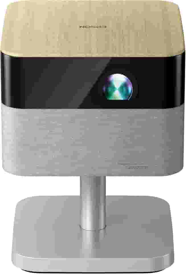 Epson Projetor Lifestudio Flex Plus 4K PRO-UHD de estilo de vida portátil, 1.000 lúmens de cor e brilho branco, som da Bose, Google TV, motor triplo 3LCD 3 chips, aplicativo Epson Projection Studio