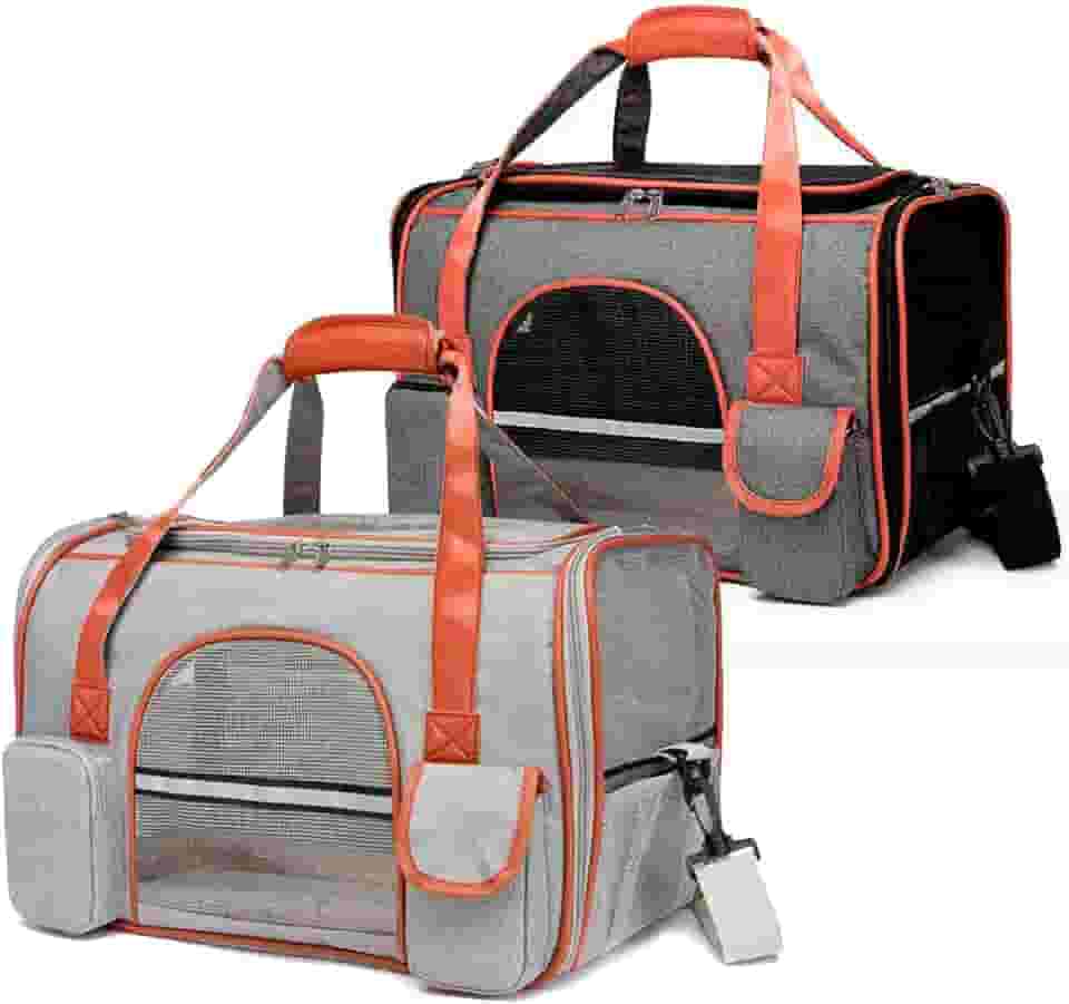 Bolsa Pet Transporte Viagem Mala Avião Luxo Cães E Gatos (preto)