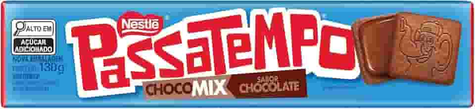 Passatempo Biscoito Chocomix Chocolate 130G