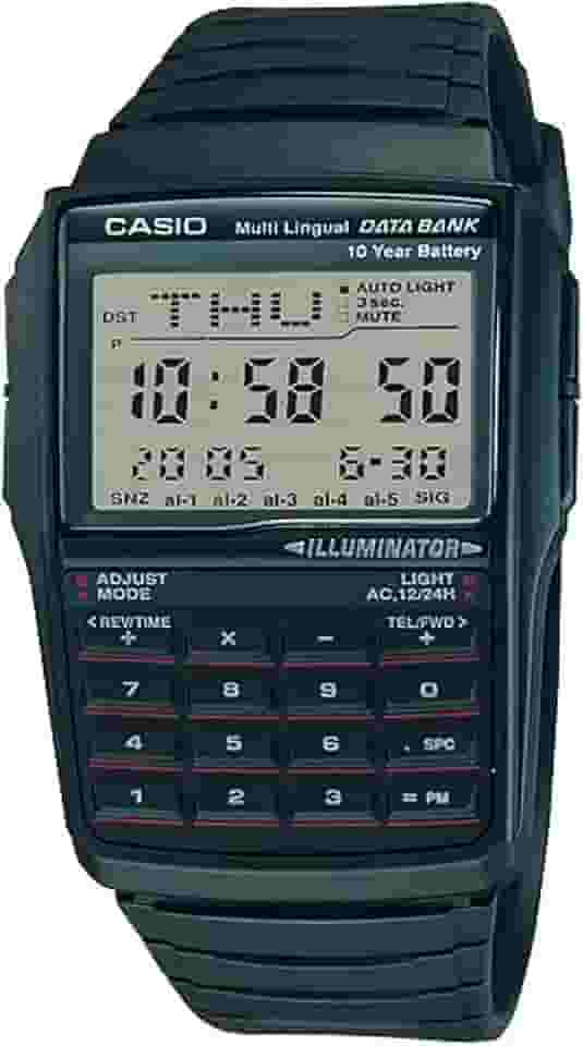 Relógio Digital Casio Data Bank DBC-32-1ADF - Preto