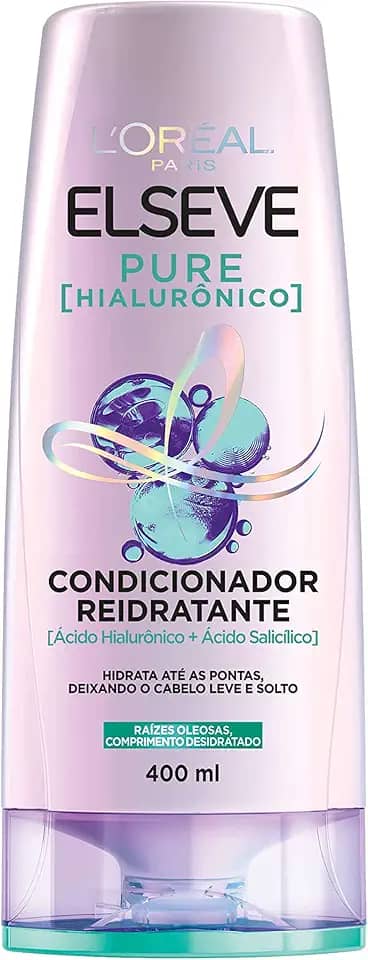 Elseve Haircare Condicionador L'Oréal Paris Elseve Pure Hialurônico 400Ml