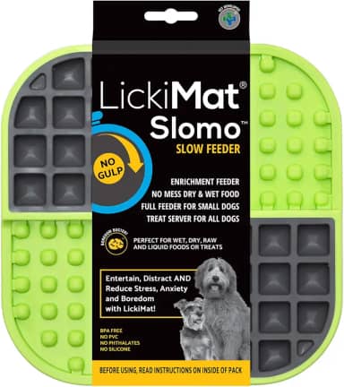 Tapete de Lamber para Cachorro LickiMat Slomo Verde