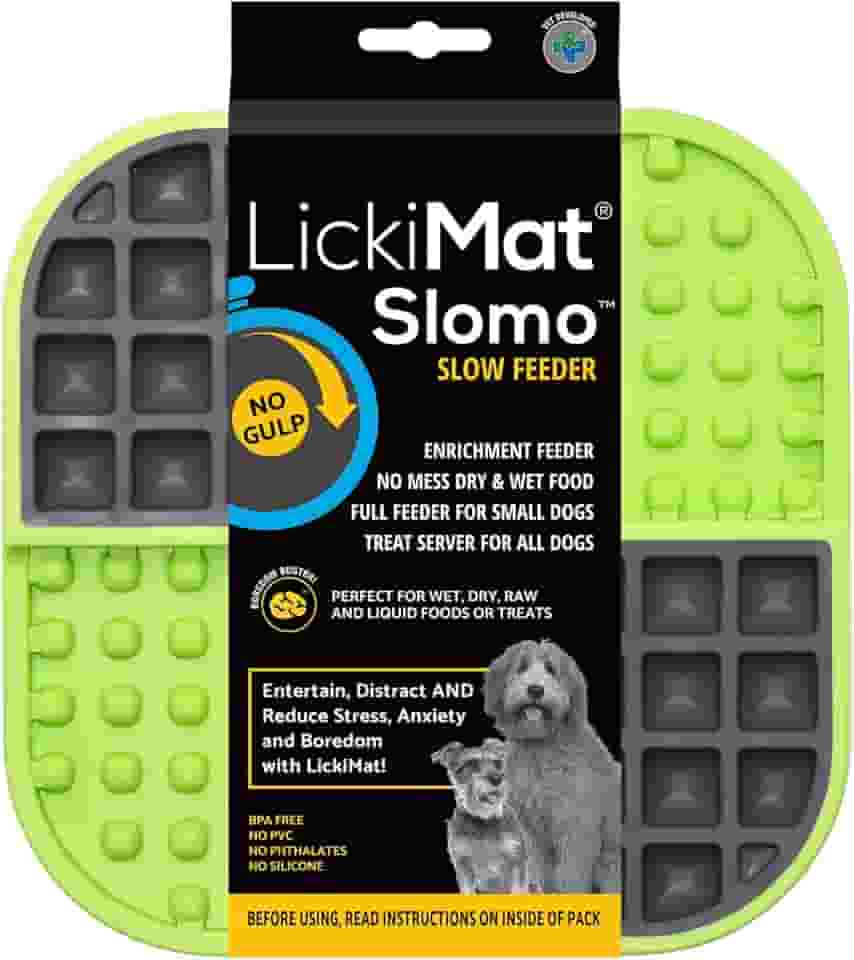 Tapete de Lamber para Cachorro LickiMat Slomo Verde