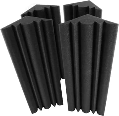 LiebeWH Painéis de Espuma de Boces de Som Som Bass de Alta Densidade de Espuma Acústica para Home Studio Teatro para Reduzir o Ruído e Prevenção de Incêndio (48 x 12 x 12cm)