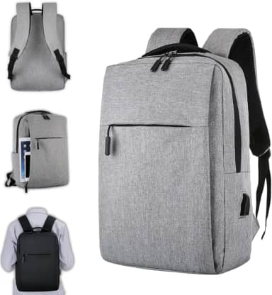 Mochila Executiva Notebook Slim Faculdade Trabalho Viagem Passeio Reforçada com Porta USB 15,6'' | Marca Izal®