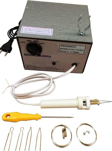 Pirógrafo Sinzato, Modelo PC110/220 3T. 42W 3temperaturas
