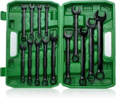 Jogo De Chaves Combinadas 8 a 24mm Aço Com Maleta Ferramentas 14 Peças