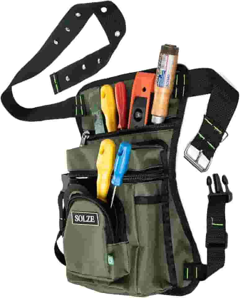 Pochete Cartucheira De Perna Para Ferramentas Solze