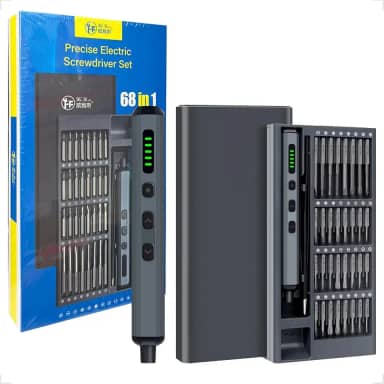 Parafusadeira E Furadeira De Precisão Portátil Elétrica Sem Fio Recarregável 68 Em 1 Imantadas