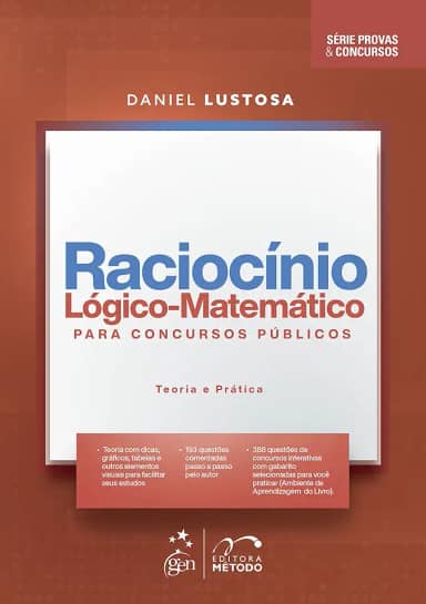 Série Provas Concursos-Raciocínio Lógico-Matemático Concursos Púb-Teoria e Prática- 1ª Edição 2023