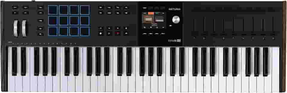 ARTURIA Keylab 61 Mk3 Preto — Controlador De Teclado Usb Midi De 61 Teclas Com Software Analog Lab Pro Incluído