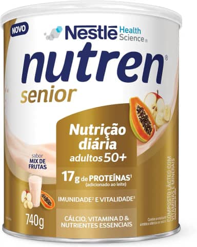 Composto Lácteo Mix de Frutas Nutren Senior Lata 740g