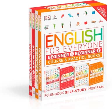 English for Everyone: Beginner Box Set: Course and Practice Books Four-Book Self-Study Program