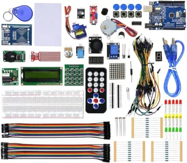 Mega Kit Robótica Para Arduino Uno e + 200 pcs com Tutorial