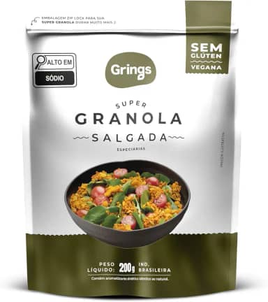 Grings Granola Salgada Especiarias 200G Grings