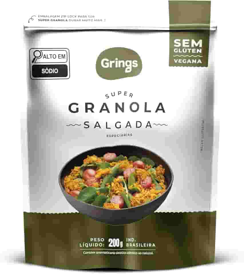 Grings Granola Salgada Especiarias 200G Grings