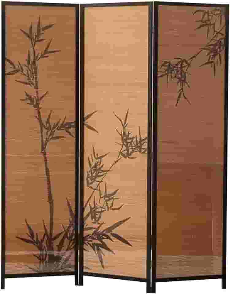 Biombos e Divisórias Tela De Madeira De Pinho Divisória Dobrável Divisor De Sala Tela De Privacidade, Tela De 3 Painéis Para Separação Casa Sala De Estar E Quarto