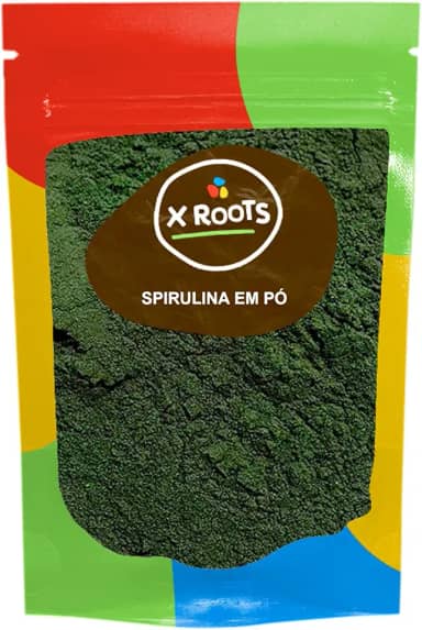 Spirulina Espirulina em Pó 100% Pura 500gr - X Roots
