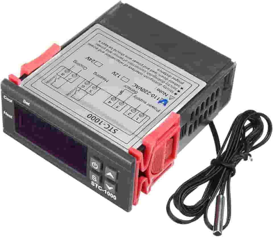 Controlador Termostato Digital Temperatura Stc 1000 Bivolt Chocadeira Aquario Cervejeira