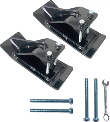 SUONE Protetor De Borda, Protetor De Caçamba De Trator, Porcas E Parafusos De Trava Dupla, Protetor Antiderrapante Para Aparador De Grama, Adequado Para Fixação De Caçamba De Aço Resistente