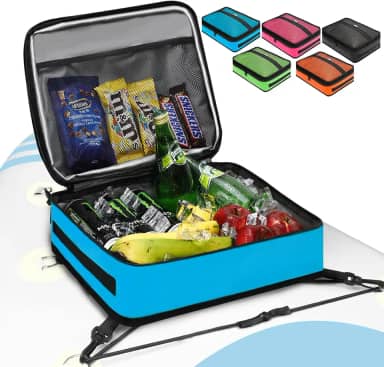 Bolsa térmica para prancha de remo, impermeável, para surfe, para convés de surfe, isolada, à prova de vazamento, 10 latas, bolsa de acessórios para prancha de stand up paddle e caiaque