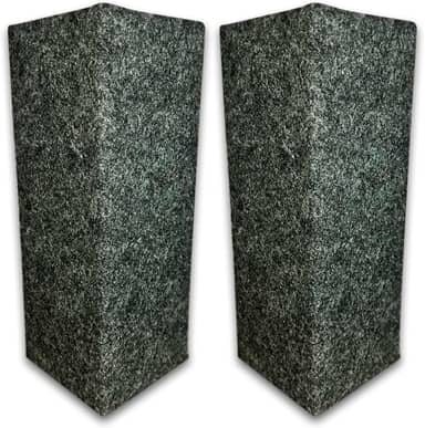 2 Arranhador Canto De Sofá Parede Para Gatos Carpete Cinza Protetor Cat