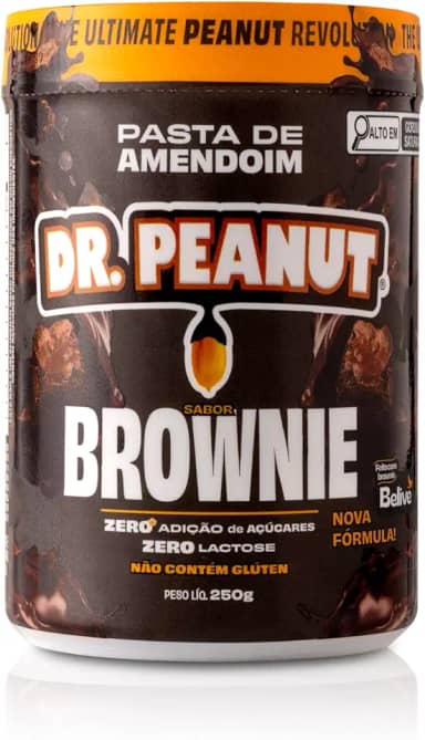 DR. Peanut Pasta de Amendoim Brownie 250G - Com Whey Protein