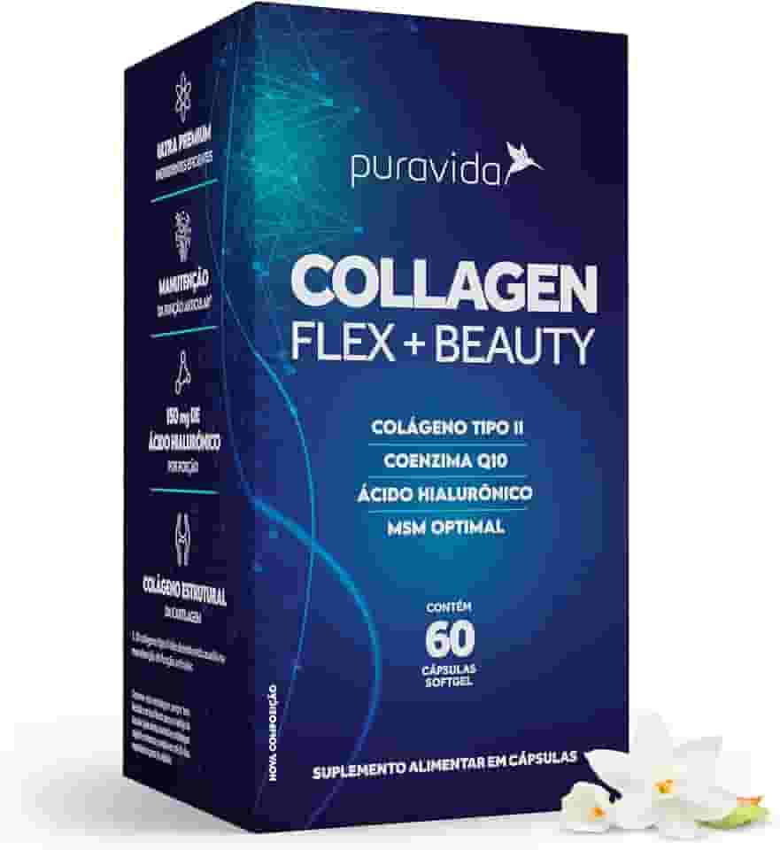 Puravida Suplemento alimentar Collagen Flex Beauty 60 cápsulas