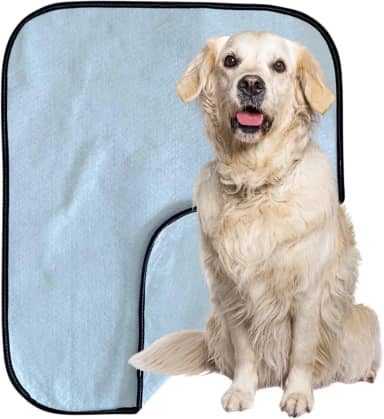 Tapete Higiênico Lavável M, tamanho 60 x 80 cm, 01 unidade, reutilizável, durável, impermeável, super absorção.