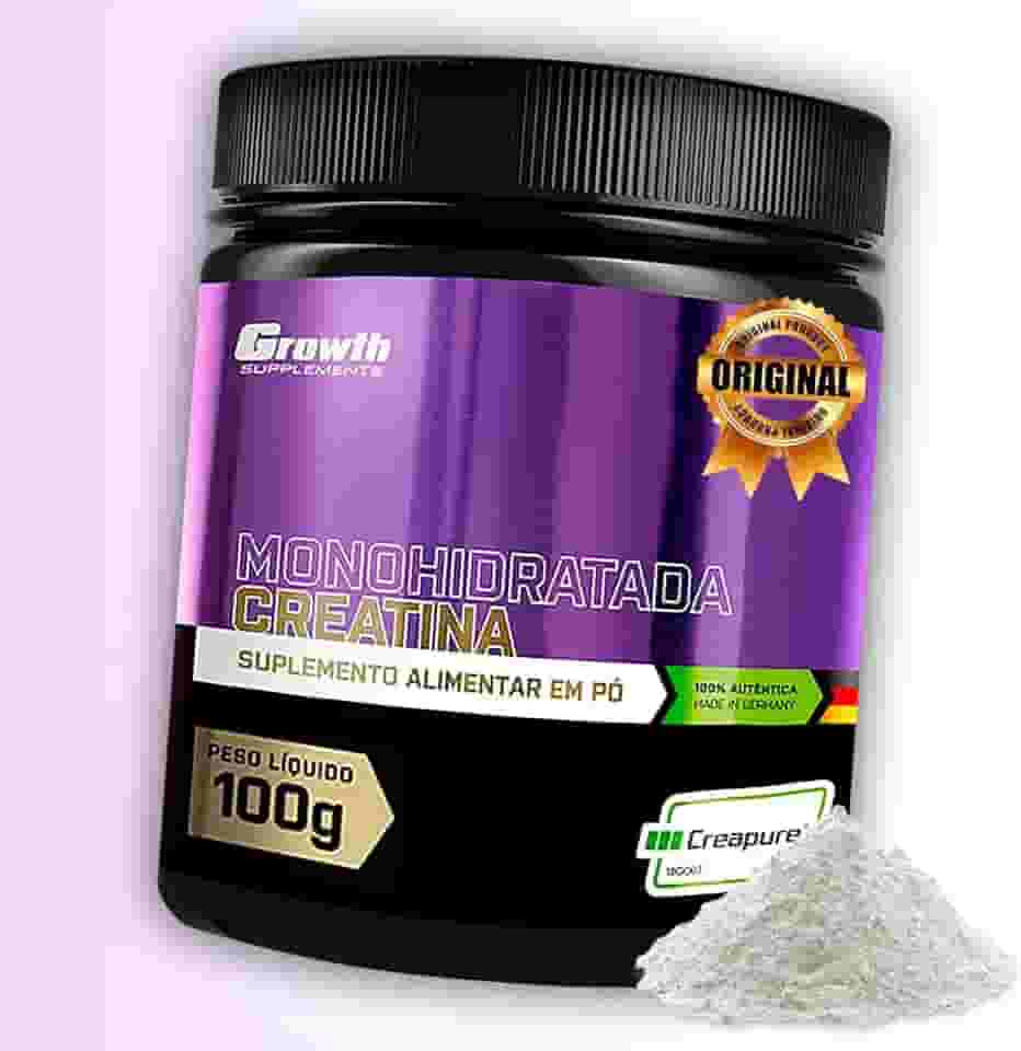 Creatina Monohidratada Creapure 100g - Growth Supplements