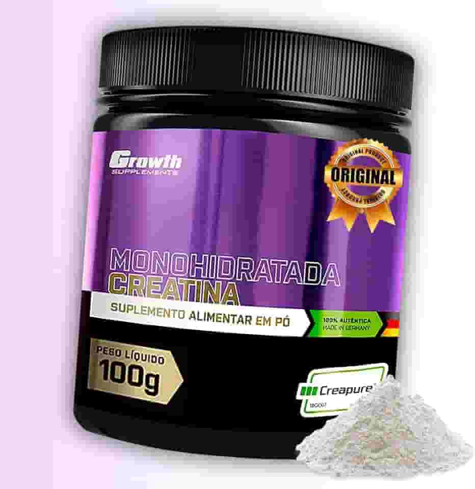 Creatina Monohidratada Creapure 100g - Growth Supplements