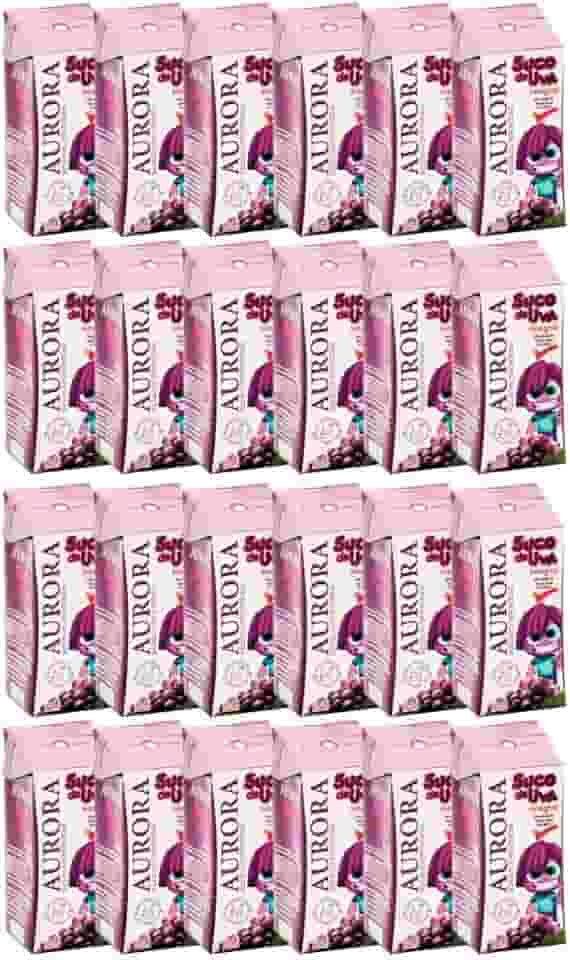Suco De Uva Aurora Integral 200 Ml Kit C/ 24 Und.