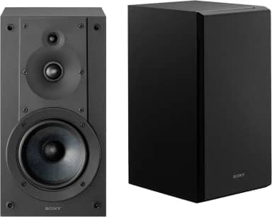 Sony SSCS5M2 Sistema de alto-falante de estante de 3 vias com 3 drivers (par) - Preto
