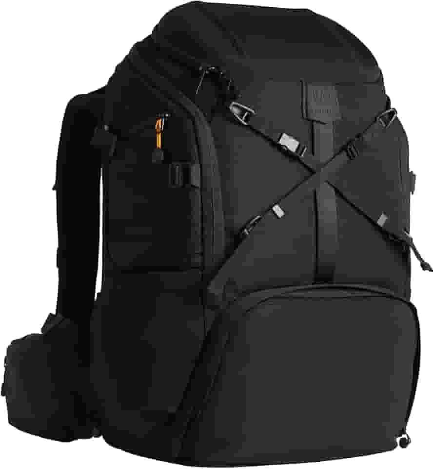 TARION Mochila grande para câmera, bolsa 2 em 1, para caminhadas, para fotografia ao ar livre, com extensões versáteis e capa rígida