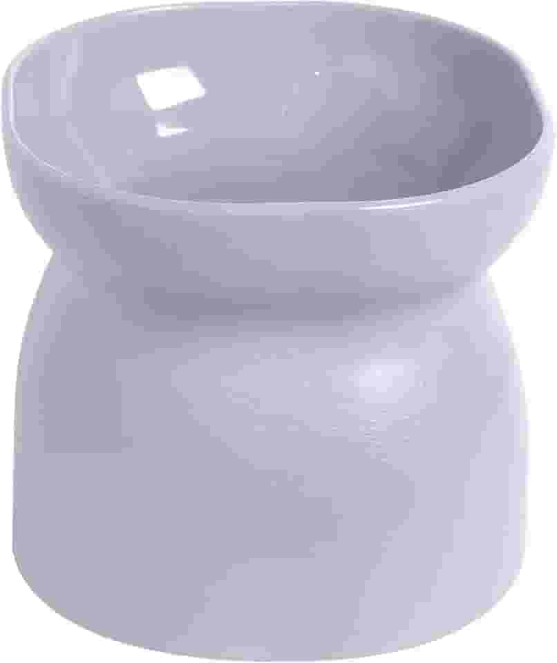 PET GAMES – Comedouro ou Bebedouro Funcional, Elevado, com Design Elegante e Qualidade Premium para Gatos – ErgonoCat Gelo