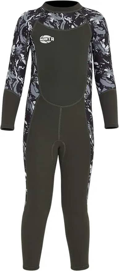 Roupa de mergulho infantil completa para meninas meninos 2,5 mm neoprene roupa de banho térmica com proteção UV
