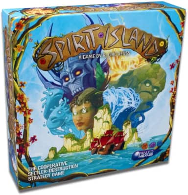 Greater Than Games Spirit Island Ace Studios Multicor, Jogo de Tabuleiro, 3+ anos, 4 Jogadores, Fantasia / Ambiental / Mitologia