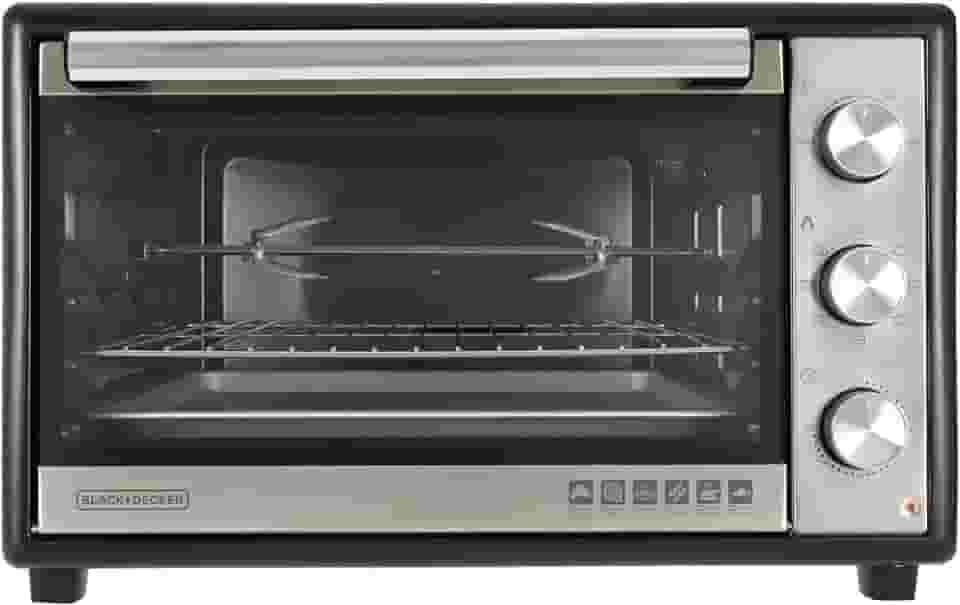 BLACK+DECKER Forno Elétrico Grande, Tamanho Família, 60 Litros, 7 Funções, FT60, 110V
