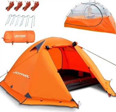 JOYFOX Barraca de Camping 3 Pessoas RAINFLY Alumínio Ultralight Upf 50 Coluna D'água de 3000mm