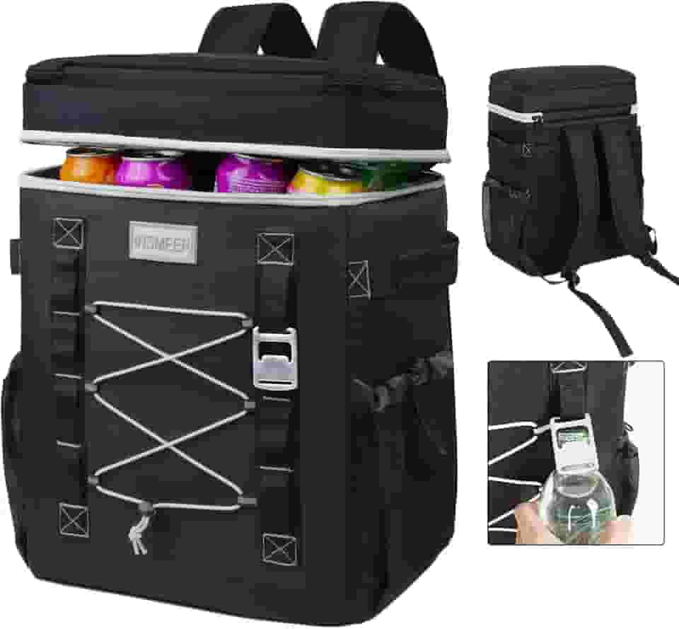 INSMEER Mochila Termica, 50 Latas Bolsa Termica Isotérmico Grande Caixa Termca Cooler Sacola Para acampamento, Mochila para Feminina Masculino Praia