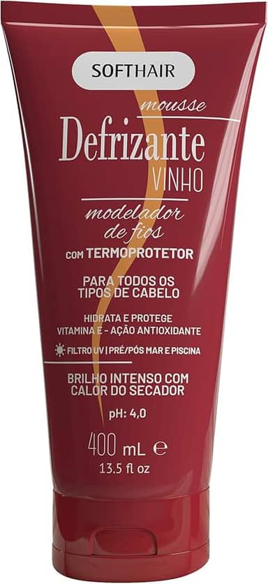 Soft Hair Defrizante Vinho