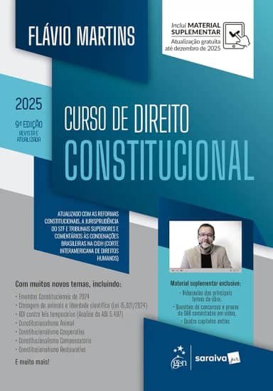 Curso de Direito Constitucional - 9ª Edição 2025