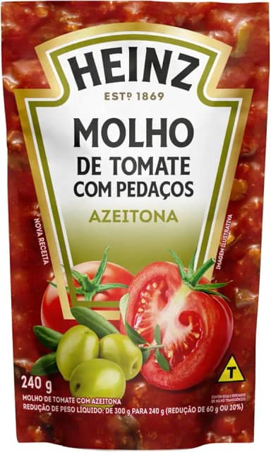Heinz Molho de Tomate Azeitona, 240g