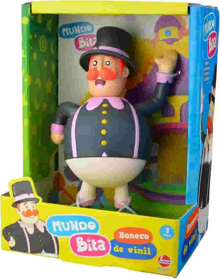 Boneco Vinil Bita, Mundo Bita, Lider Brinquedos