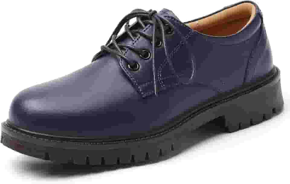 Sapatos Oxford femininos com cadarços, sela Oxfords antiderrapante, trabalho, escritório, confortável, vestido casual e elegante