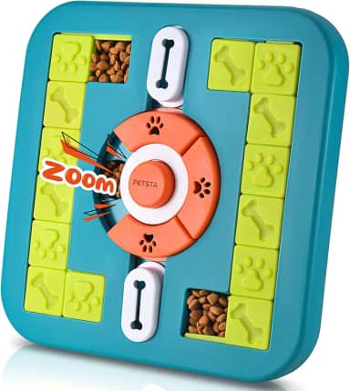 PETSTA Brinquedos De Quebra-Cabeça Para Cães, Brinquedos De Enriquecimento Para Cães Que Distribuem Guloseimas Para Treinamento De Qi E Estimulação Cerebral, Brinquedos Interativos De Estimulação Me