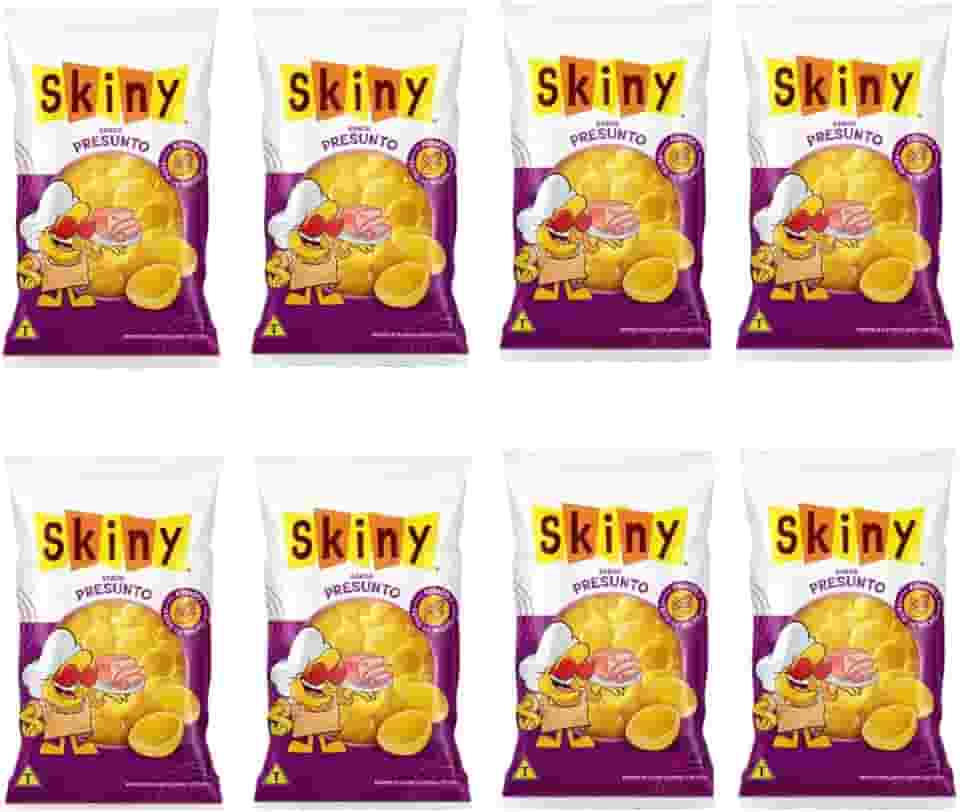 Kit 10 Salgadinhos de Milho Skiny sabor Presunto 35g pepsico