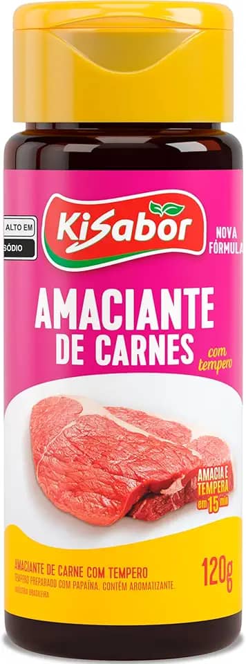 KiSabor, Amaciante de Carnes com Tempero, 120 Gramas